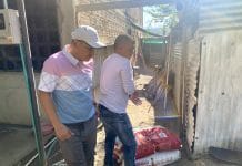 Deiby Martínez entrega alimento en Palermo como parte de una distribución nacional de 5 toneladas sin apoyo estatal
