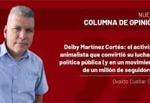 Deiby Martínez Cortés: El activista animalista que convirtió su lucha en política pública (y en un movimiento de un millón de seguidores)