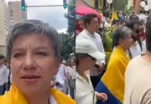 Claudia López habló tras los abucheos y cantos en su contra durante la Marcha del Silencio: “Ese es el desafío”