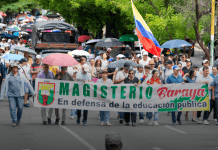 Docentes del Huila se movilizan para exigir estabilidad en el modelo de salud del magisterio
